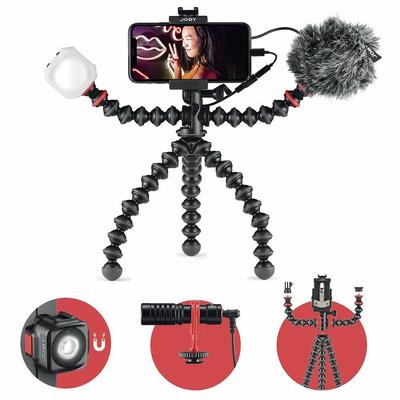 Joby Комплект Gorillapod Mobile VLOG Webo и Beamo Mini LED Гибкий Смартфон Смартфон и Свет для Видео и Мобильного Контента Включает Beamo Mini LED