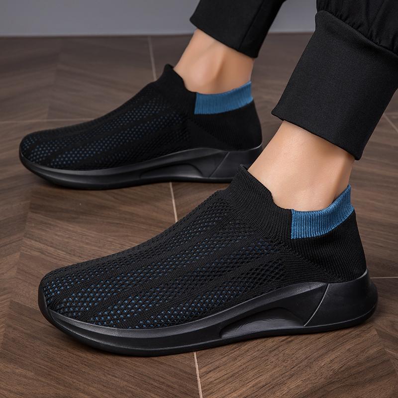 Athletics Sneakers Male Walking Shoes Sneakers Men Breathable Man Casual Shoes New Style Running Sneakers Slip On Loafers Men