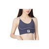 Infinity Solid Logo Print Medium Support Sports Bra Women Underwear Purple 1373590-558