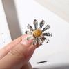 Растительные цветы для женщин Подарочные модные украшения Аксессуары для воротника Брошь-булавка для костюма, шарфа, зажима