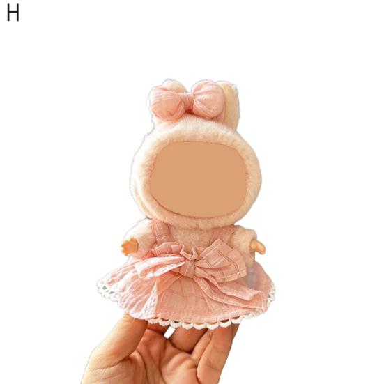 Набор одежды для куклы 17 см Набор из 2 предметов Юбка с головным убором Наряд для игры Одежда для куклы Модные аксессуары для куклы