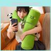 Long Panda Bamboo Pillow Soft Plush Toy For Girls Bed Stuffed Doll Animal