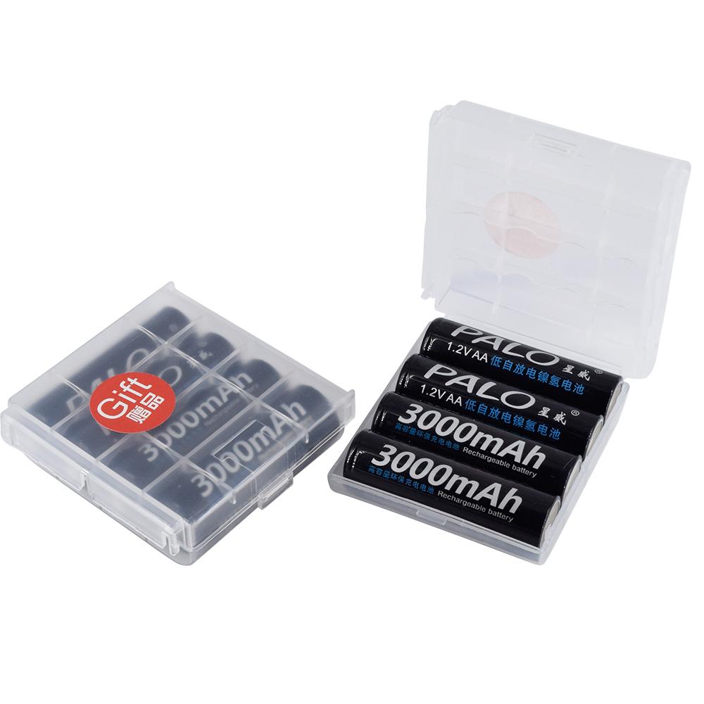 4-20 шт. PALO 3000 мАч AA аккумуляторные батареи 1,2 В Ni-MH аккумуляторная батарея aa