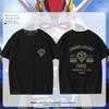 Mobile Suit Gundam Anime Joint Peripheral Short Sleeve T-Shirt Men's and Women's Summer Cotton Loose Half Sleeve Top