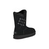 UGG Constantine Satin Ribbon V-Cut Mid-Calf Snow Boots Women Boots Black 1125811-BLK