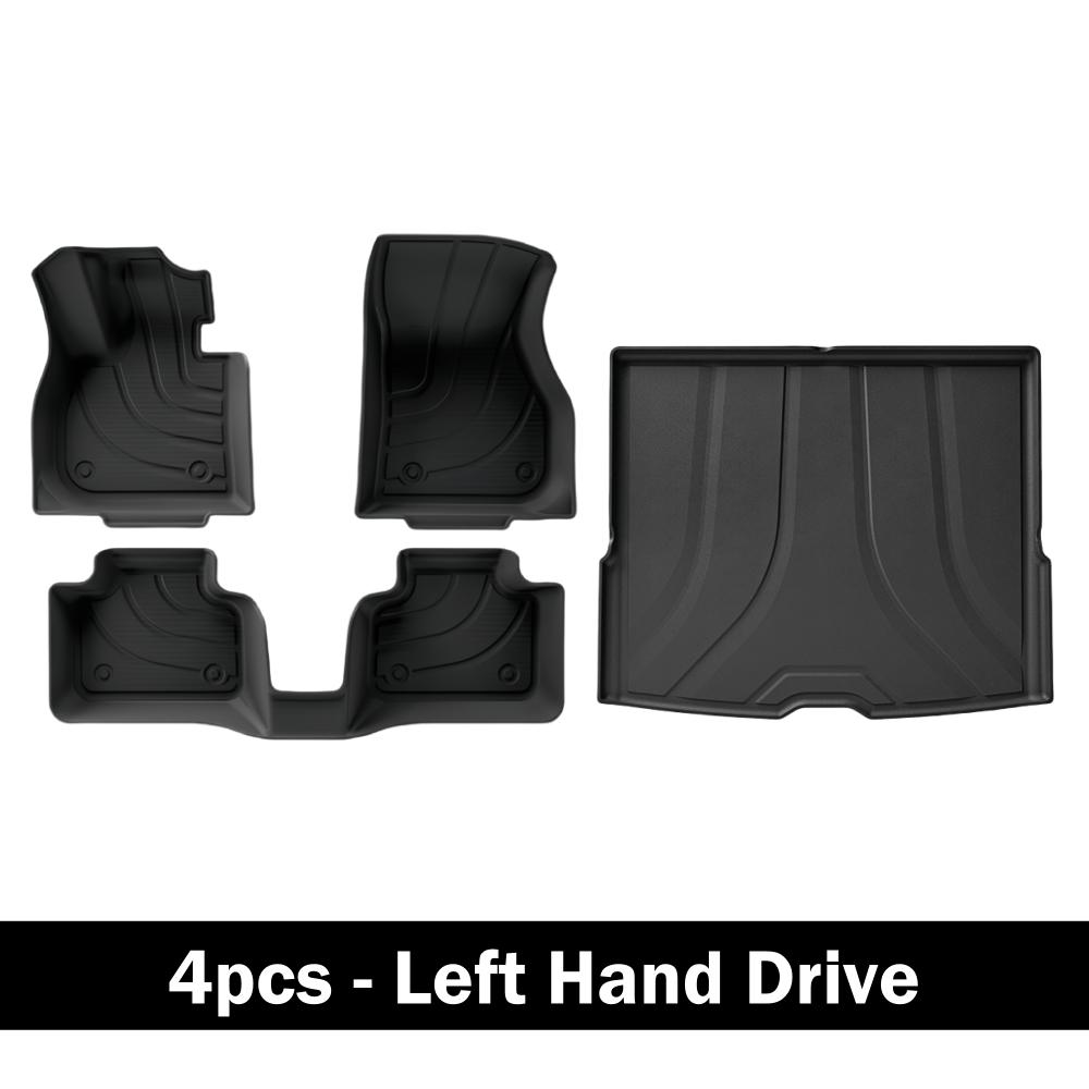Для BMW U11 X1 ix1 2025-2025 Коврик для пола TPE Коврик для багажника Коврик для багажа Водонепроницаемый нескользящий коврик Левый руль