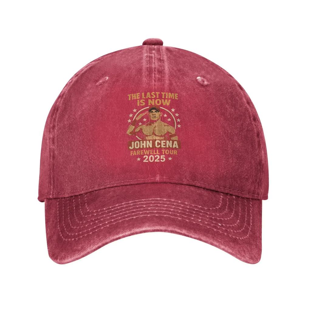 John Cena Never Give Up Baseball Caps Vintage Distressed Cotton  Headwear Unisex Outdoor Activities Adjustable Fit Caps Hat