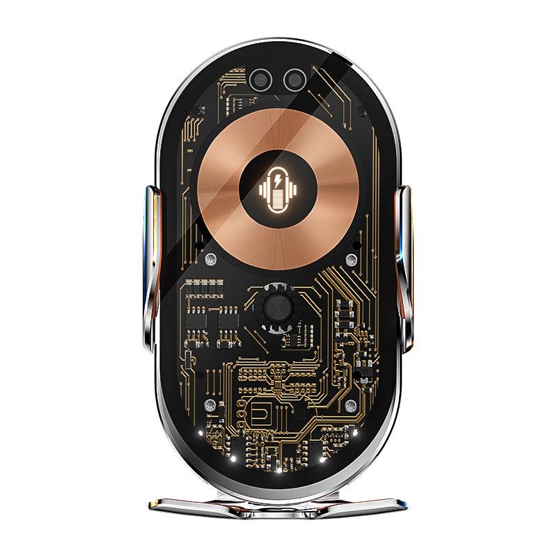 2024 M11 Magic Clip, прозрачный дизайн линий, автомобильный кронштейн с беспроводной зарядкой для мобильного телефона, открывающаяся и закрывающаяся навигационная стойка, автомобильные принадлежности