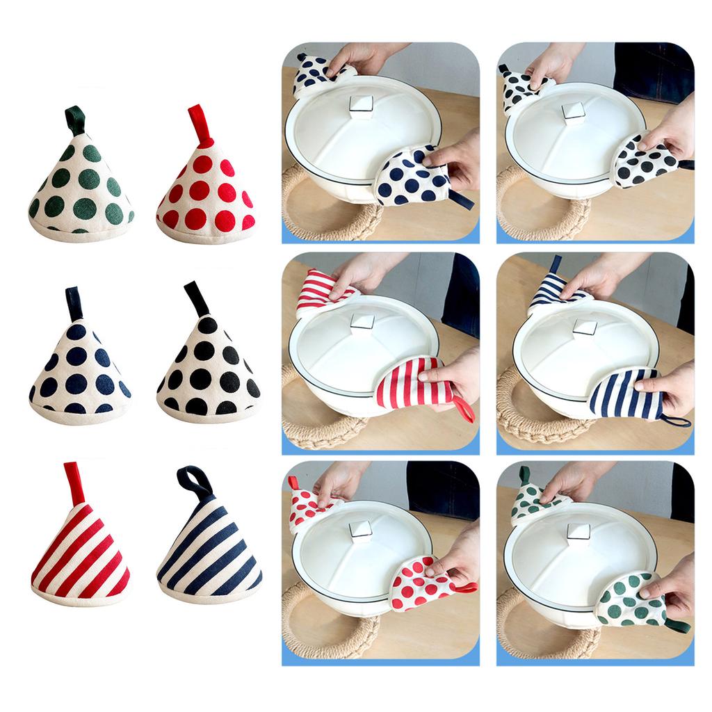 Термостойкая крышка ручки кастрюли перчатка ручка против ожогов зажим для ручки кулинарная перчатка кухонный аксессуар хлопковый материал