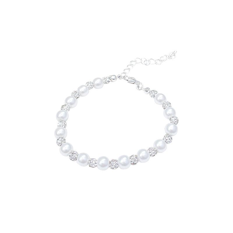 2025 новый браслет с бусинами из битого серебристого жемчуга женский ретро холодный ветер легкая роскошь браслет аксессуары