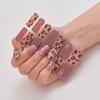 Semi Cured Gel Nails Art Stickers Fashion Solid Manicure Decal UV LED Lamp Need Gel Nail Decals Nail Sticker Decoration