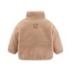 Boys Jacket Autumn Winter Warm Fleece Baby Coats Fashion Zipper Children's Outerwear Plush Kids