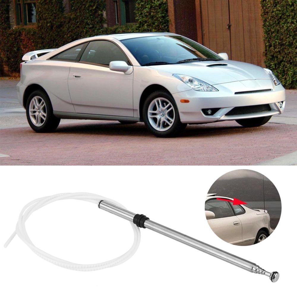 Silver Auto Radio Antenna Mast 8633732200 Car Antenna Replacement for Toyota MR2