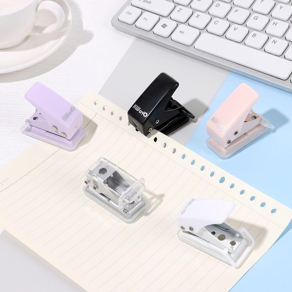 Small Circle Shape Binding Stationery Mini Hole Punch Paper Cutter PVC Card Punch Single Hole