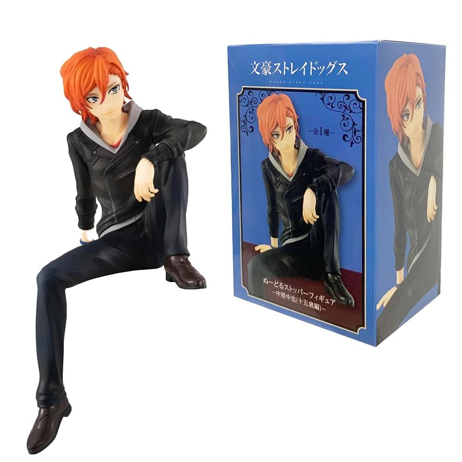 12 см FuRyu Bungo Stray Dogs Дазай Осаму Фигурка-пресс для лапши Японские Мультяшные Фигурки Коллекция Милые Игрушки Подходит для Детей Развлекательные Веселые Игры Безопасные