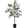 35.5" Topiary Trees Artificial Faux Fakes Spiral Plant Green Cedar Tree Indoor Decor with Nursery Pot