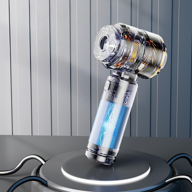 Автомобильный пылесос Бесщеточный Автомобильная беспроводная зарядка Автомобиль Дом Автомобиль Маленький Мини Высокая мощность Воздуходувка для пыли