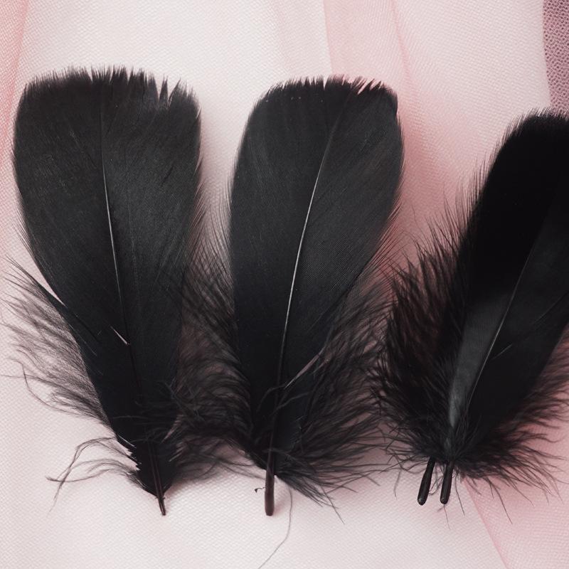 Natural Goose Feathers Plumes 4-8cm 8-12cm Swan Feather Plume for Home Decoration Craft DIY Wedding Jewelry Accessories 100pc