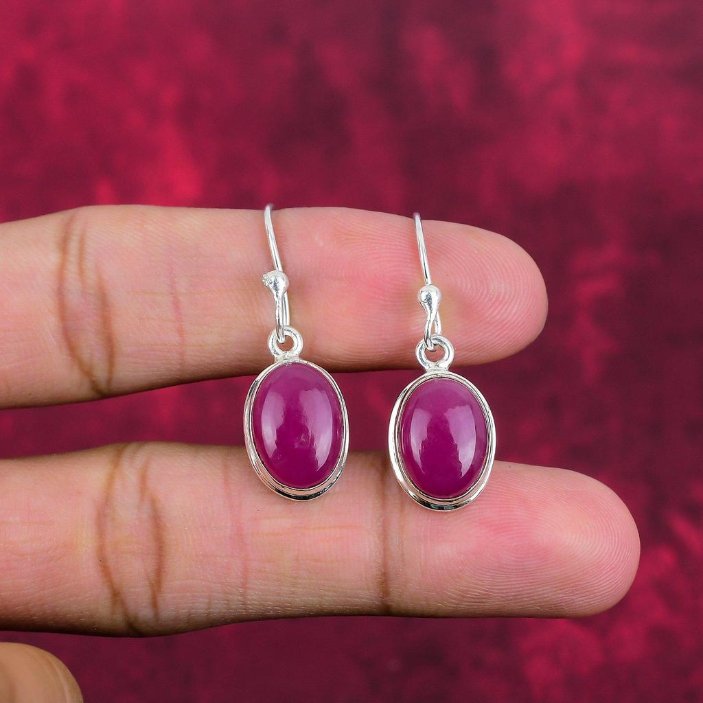 Серьги-кабочаны с рубинами, драгоценные камни, серьги ручной работы из чистого серебра 925 пробы, ювелирные изделия последнего дизайна