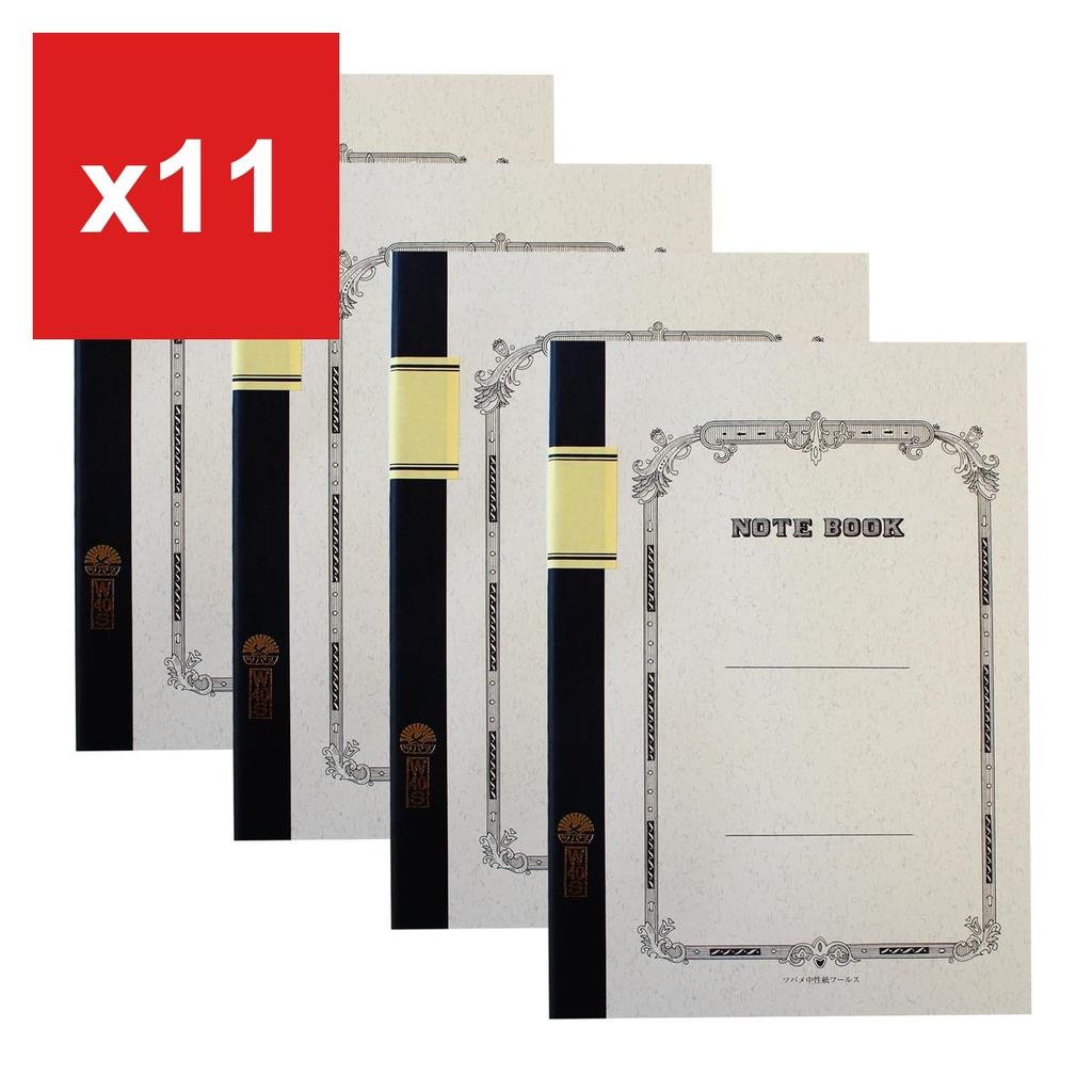 Тетрадь Tsubame Note, B5 - В линейку (Горизонтальные линии), 40 листов, 4 упаковки (W3003)