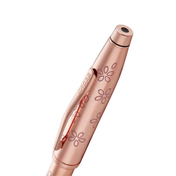 CROSS Official SAKURA Collection Century II Rose Gold Plated Ballpoint Pen Official Import AT0082WG-169