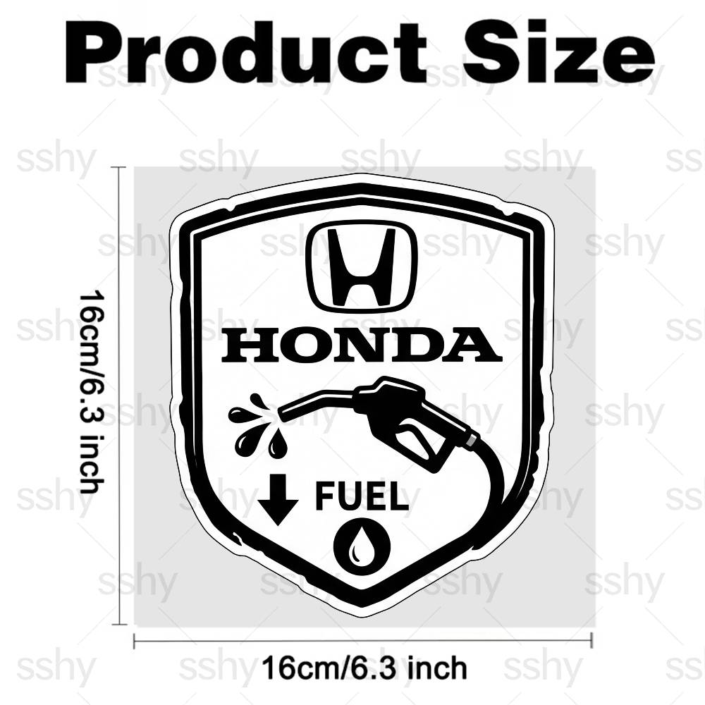 Pgnkd1 ДЛЯ HONDA Универсальная наклейка на крышку бензобака Стиль автомобиля Виниловая наклейка Водонепроницаемая наклейка