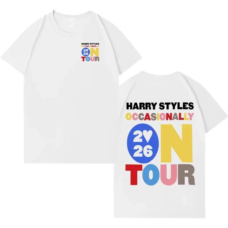 Popular Singer Harry Styles Love On Tour Pure Cotton TShirt Unisex Fashion Casual Short Sleeve Daily Graphic Tee