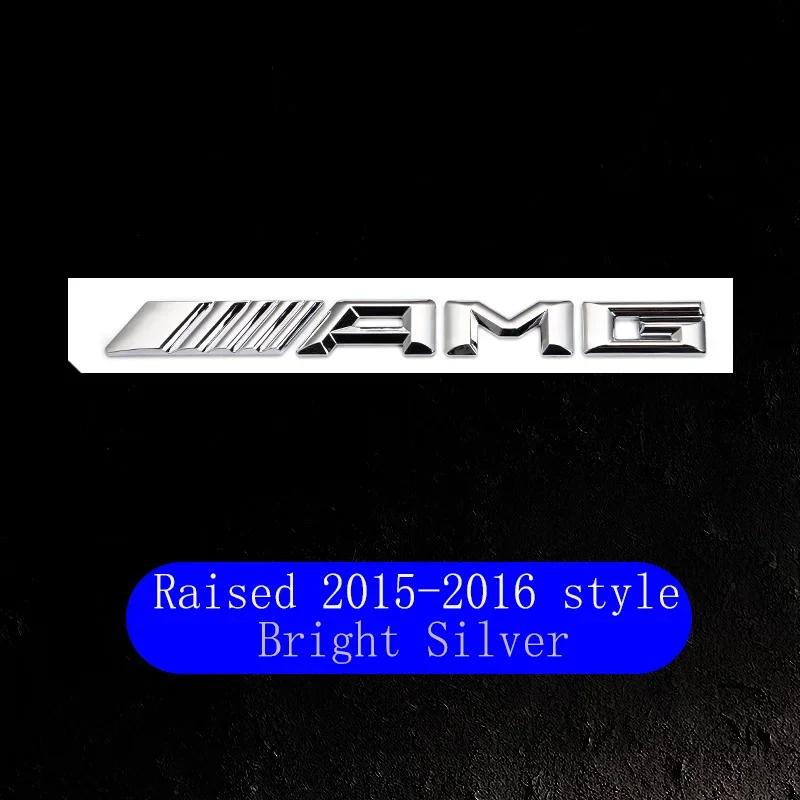 DHP3  New 2025 Hot AMG Logo Car Tail Trunk Auto Emblem Sticker Accessories For Mercedes Benz Brabus Smart Maybach W204 GLC CLA W205 W2