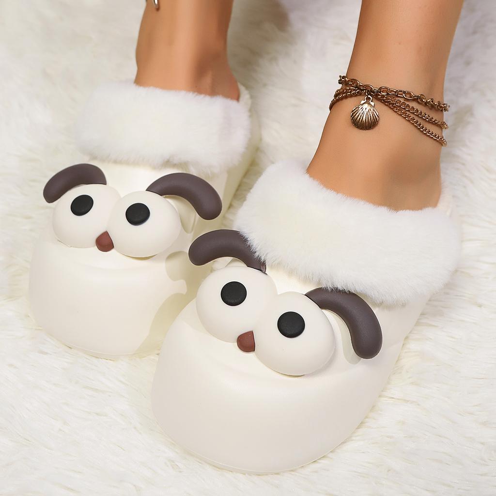 Fashion 2024 Autumn and Winter New Trendy Women's Warm and Comfortable Home Non-slip Slippers Designer Plush Warm Women's Slippers