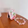 Складной мягкий чехол для телефона Samsung Galaxy Z Flip Series Hello Kitty с ремешком
