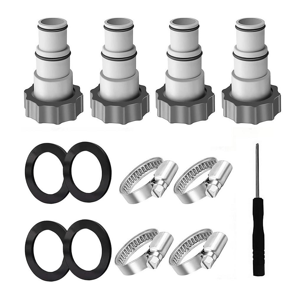 Hose Pipe Adapter For Plunger Valve Pool Drain Swimming Pool Intex Fit 4000 2500 2000 1500 ARU Threaded Connection Pumps