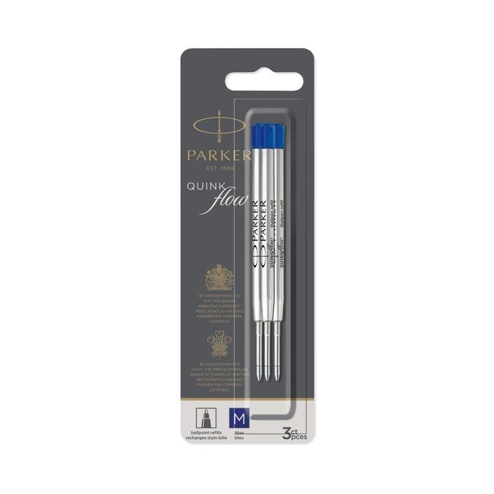 Parker Z02 M Blue Ballpoint Pen Refill /3 Pcs/ 2119152