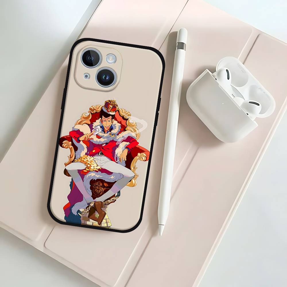 Черный Чехол для Телефона L-Lupin The T-Thirds Подходит для IPhone 17,16,15,11,13,14 Pro Max,Plus,X,Xr,Xs Max,13Mini