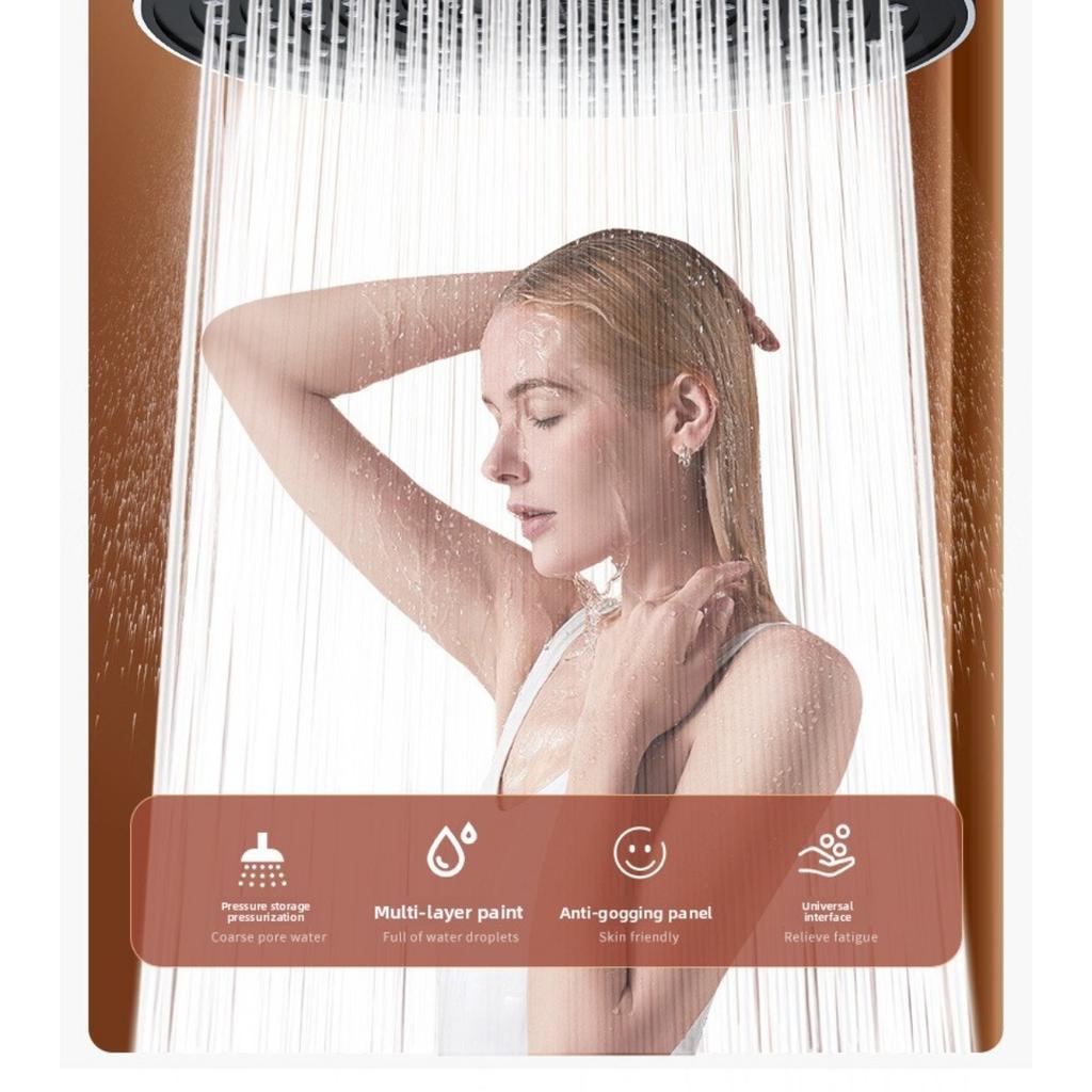 Верхний распылитель, душевая лейка с большим объемом воды под давлением, душевая лейка с одной головкой под давлением для душа, бытовая душевая лейка