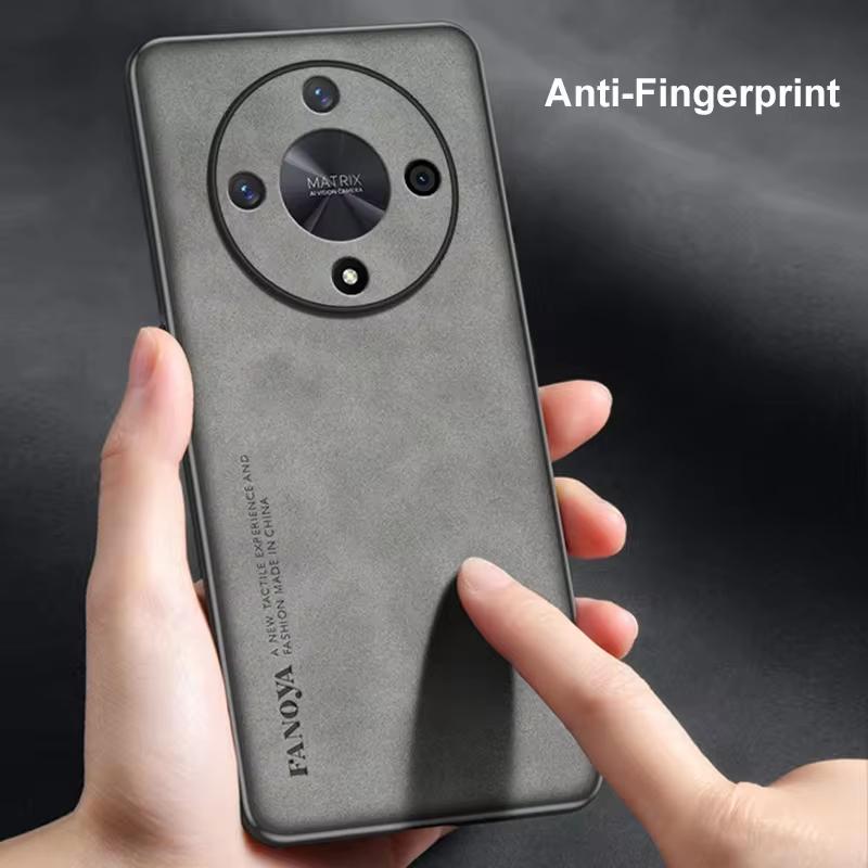 Для Huawei Honor Magic 6 5 Lite 5g X9a X9b роскошный чехол из овчины на Magic5 Magic6 5lite 6lite мужской ретро-чехол на заднюю панель Funda