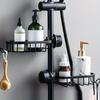 2 шт. Регулируемый кран для слива ванной комнаты, алюминиевая кухонная раковина, губка, мыло, сливная полка для ванной комнаты, душевая кабина, держатель для всякой всячины