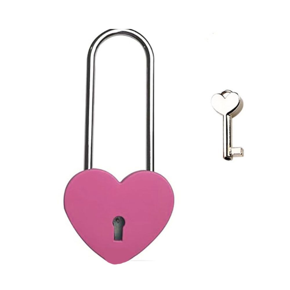 Портативный любовный замок романтический металлический любовный замок пара одинарный сердечный замок шкатулка для украшений
