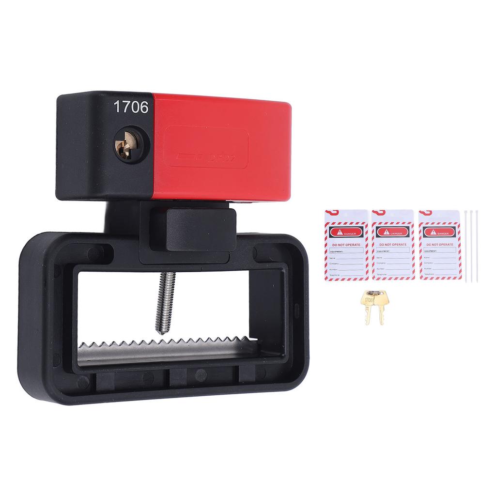 Circuit Breaker Lockout Device DPD2 Self Locking Electrical Breaker Lock Kit for Maximum 70mm Width