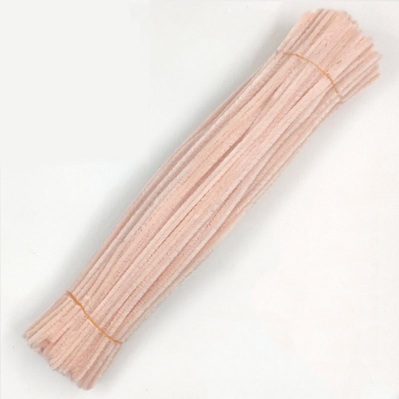 100 шт. плюшевых палочек, разноцветных синельных стеблей, ершиков для труб, плюшевых мишурных стеблей, проволочных скручивающихся палочек, полосок для волос, сделай сам, поделки, обучающие игрушки