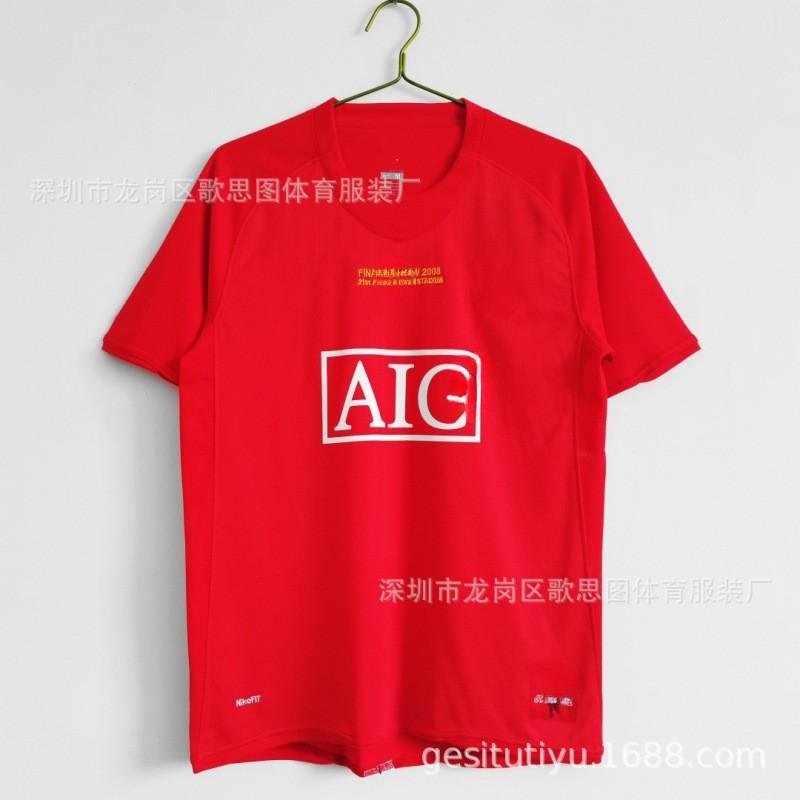 Retro Football Jersey Men Premier League Team Home Away Fan Player Version Sports Training