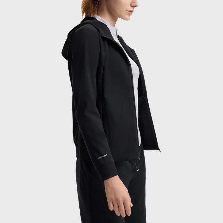 Новая куртка серии FILA Fitness Женская Черный питч A11W511504F-BK
