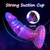Огромный светящийся анальный монстр дилдо для женщин и мужчин, животный пенис на присоске, стимуляция простаты и влагалища, секс-игрушки для взрослых, для пар, секс-шоп