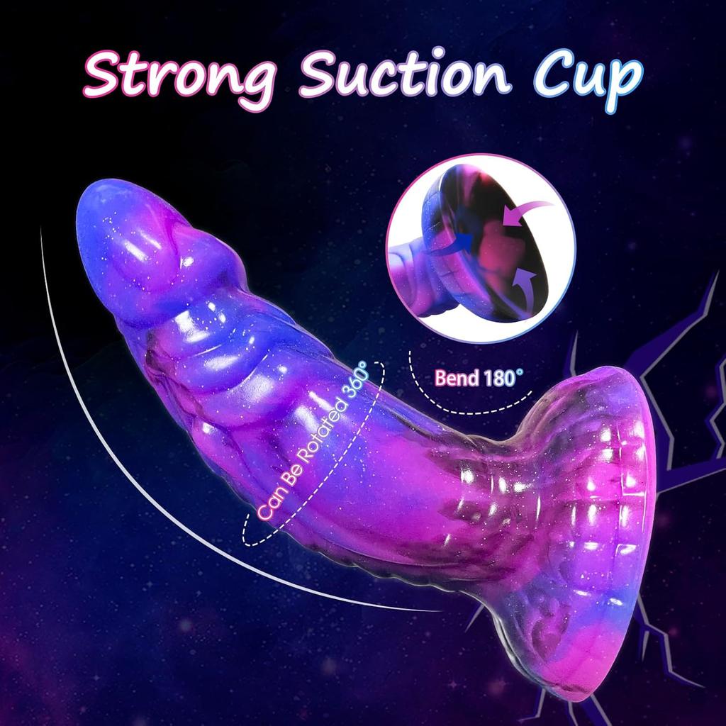 Огромный светящийся анальный монстр дилдо для женщин и мужчин, животный пенис на присоске, стимуляция простаты и влагалища, секс-игрушки для взрослых, для пар, секс-шоп