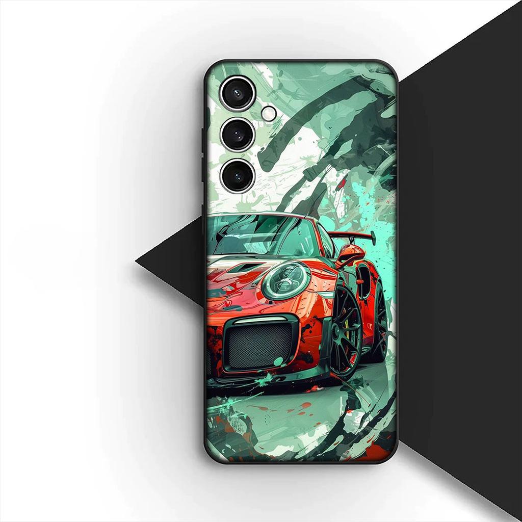Суперкар Мультяшный Суперкар Задние фонари Чехол для телефона для Xiaomi Redmi Note 12 11 10 A3 Pro 10A 10C 12C Note12 5G 4G Защитная крышка