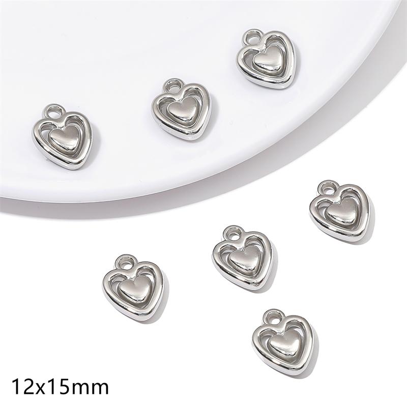 5-20 шт. Пластиковые серебряные родиевые подвески CCB в форме сердца, бабочки, банта, бусины для самостоятельного изготовления ювелирных изделий