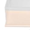 Acrylic Display Case Protective with Wooden Base Dustproof Storage Box for 1:24 Scale Model Cars