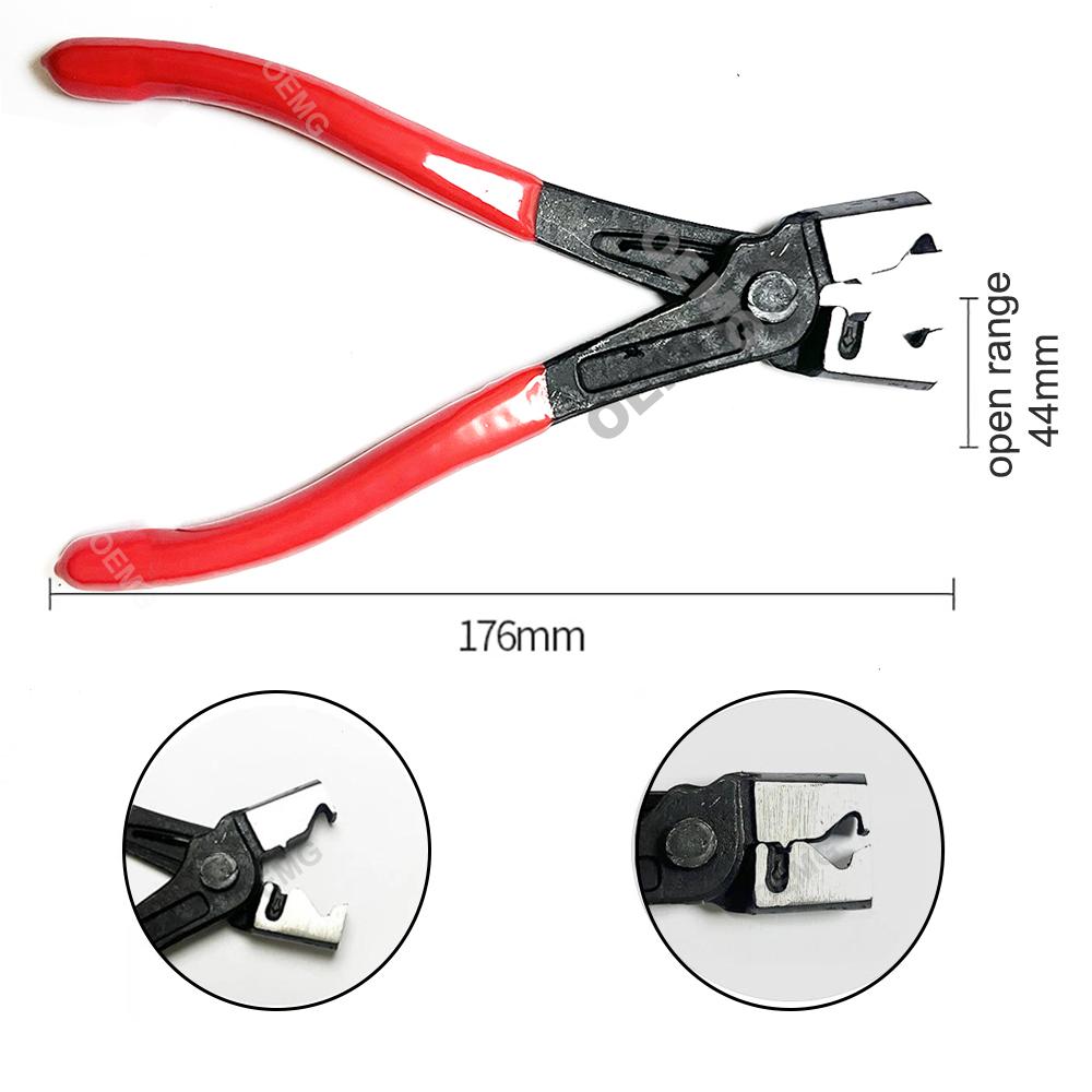 Клещи для хомутов автомобильных шлангов для снятия и установки хомутов кольцевого типа или плоских ленточных хомутов автомобильных водяных патрубков, стопорные клещи, ремонтный инструмент