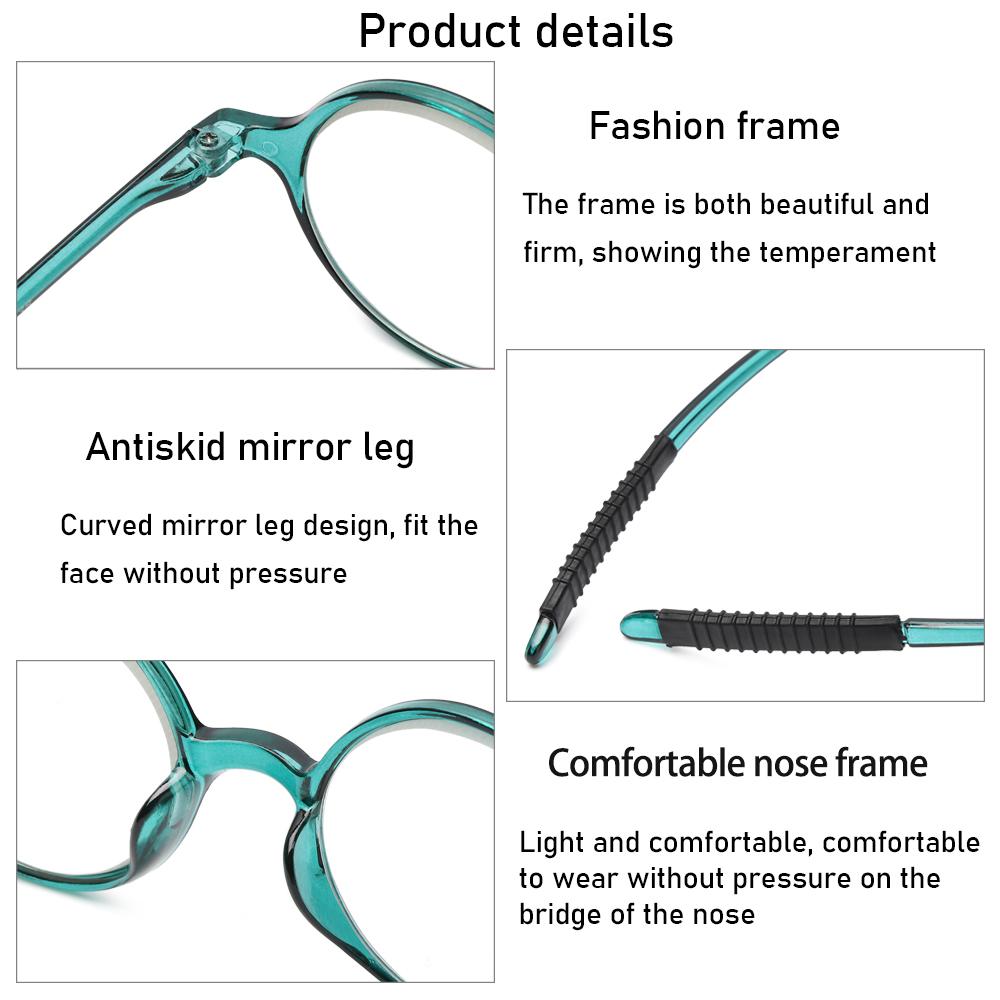 Женские Мужские Очки для зрения ПК Пресбиопические Очки Дальнозоркость Очки для чтения Ультралегкие