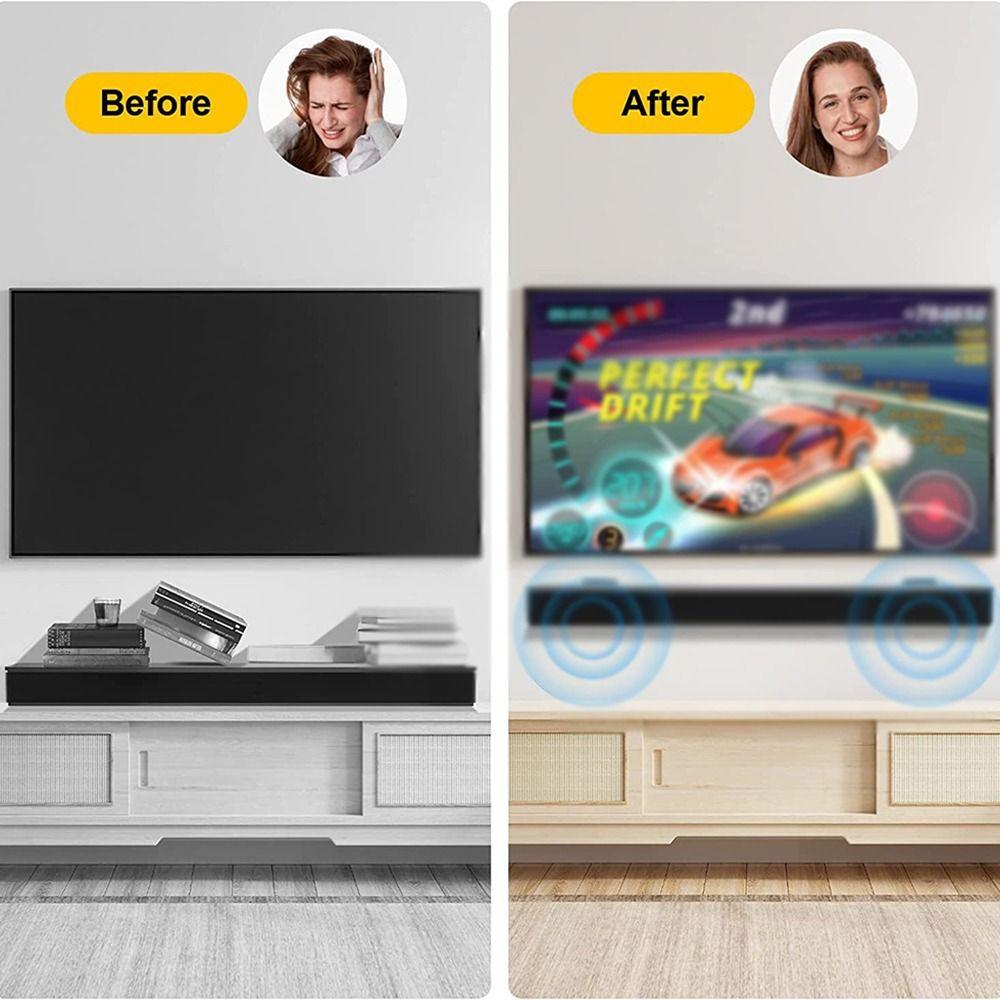 Крепления для саундбара Настенные кронштейны - Легко устанавливаемый настенный держатель-полка с защитой от падения, Универсальный монтажный кронштейн для динамика саундбара