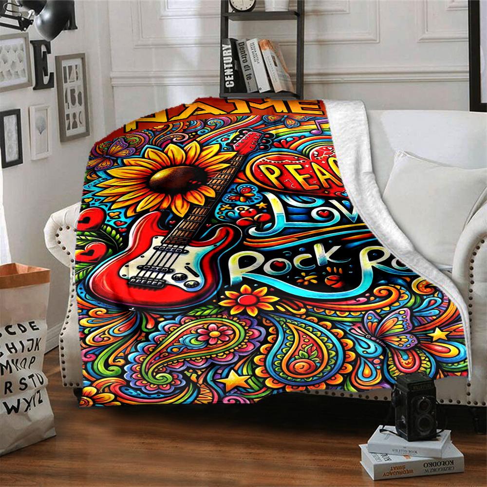 Love Time Journey Cozy Customizable Blanket Customize Your Name Comfortable Throw For Sofa Couch Office Bed Picnics For All Occasions Warmthful Decor
